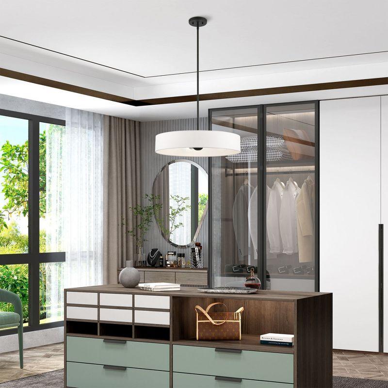 Lighting Lumens 4 - Light Drum Chandelier