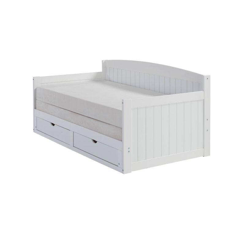 King Harmony Kids' Daybed with Conversion White - Alaterre Furniture