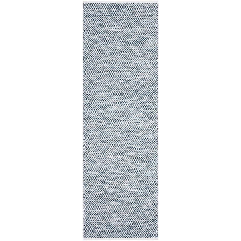 Coastal Blue Handwoven Indoor/Outdoor Rug