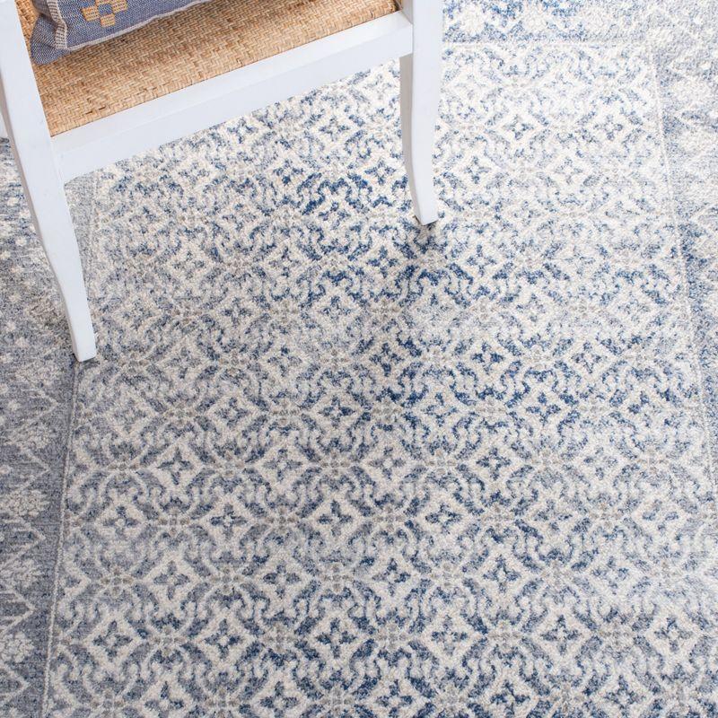 Brentwood BNT899 Power Loomed Indoor Accent Rug - Ivory/Light Grey - 3'x5' - Safavieh