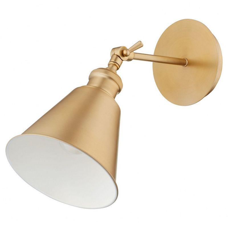 Quorum Lighting 1 - Light Sconce in  Aged Brass