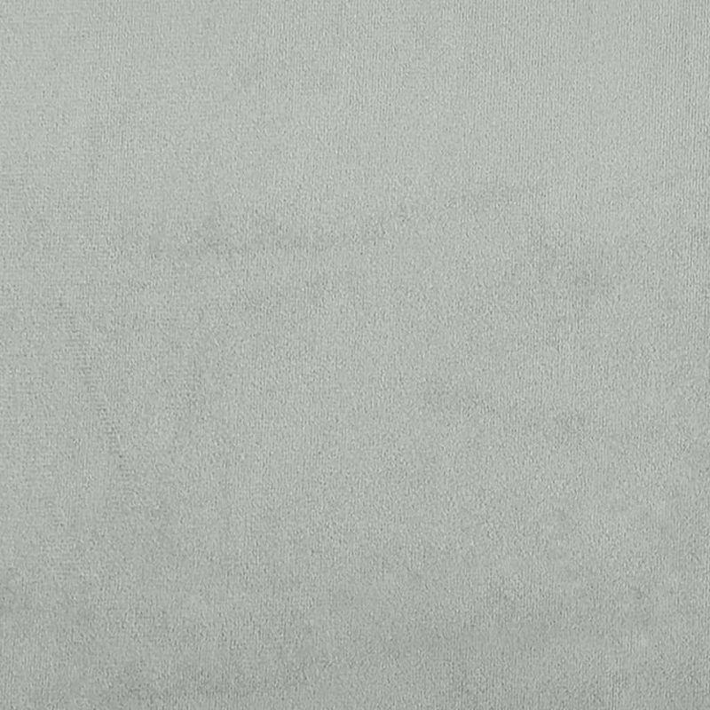 vidaXL 2 Piece Sofa Set in Light Gray Velvet - Comfortable Seating with Thick Padding and Durable Material for Living Room or Office Space