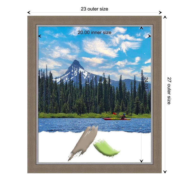 Amanti Art Eva Brown Narrow Picture Frame