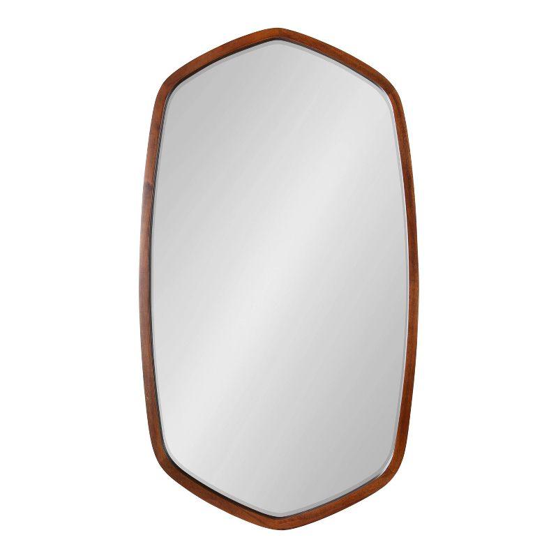 Glover Wood Hexagon Mirror