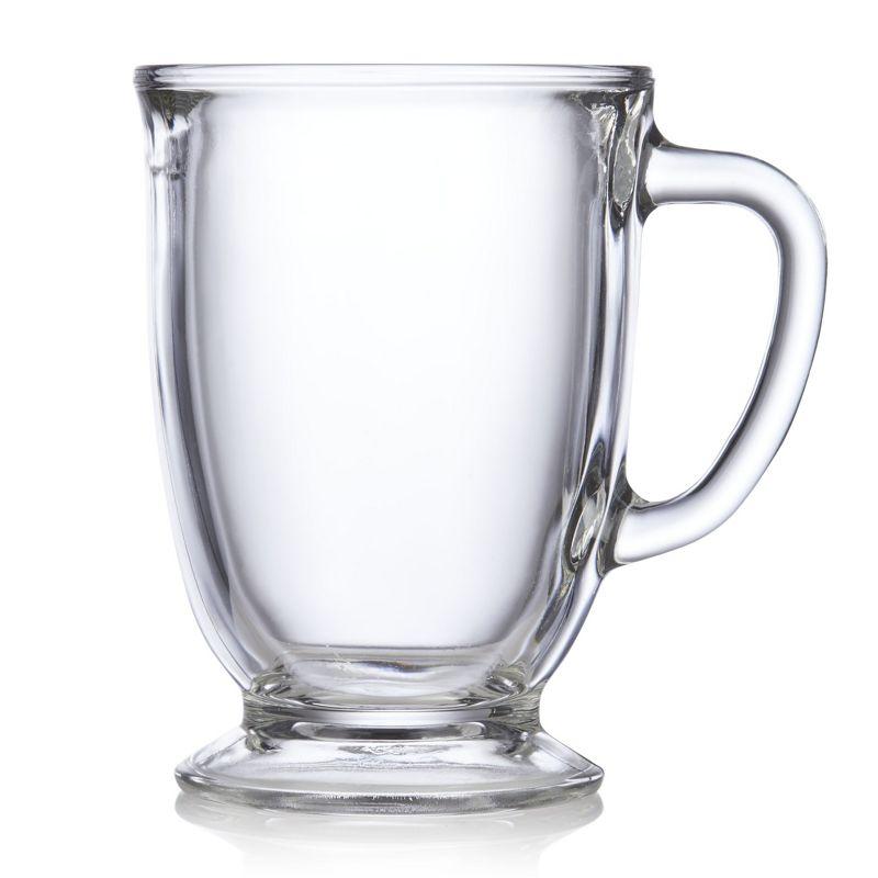 Libbey Kona Glass Coffee Mugs