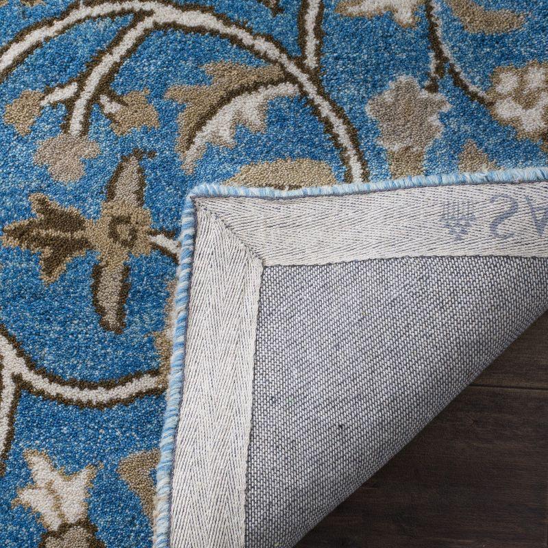 Bella BEL673 Hand Tufted Area Rug - Blue/Taupe - 6'x9' - Safavieh.