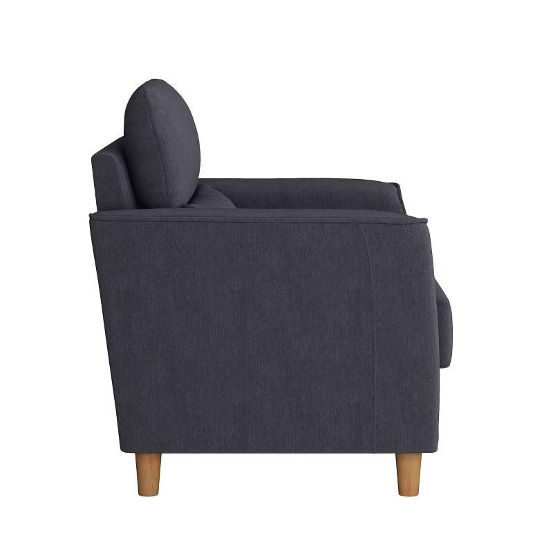 Georgia Upholstered Accent Armchair and a Half - CorLiving