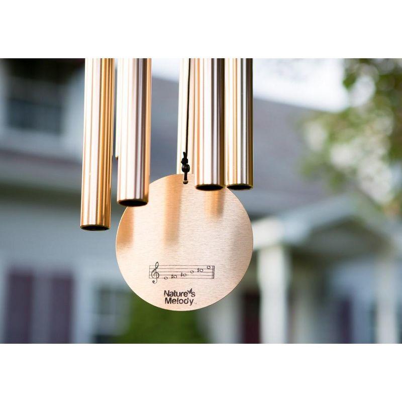 Nature's Melody Tuned 6-Tube Outdoor Wind Chimes