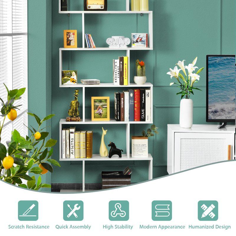 Latitude Run® Pomp Geometric Bookcase