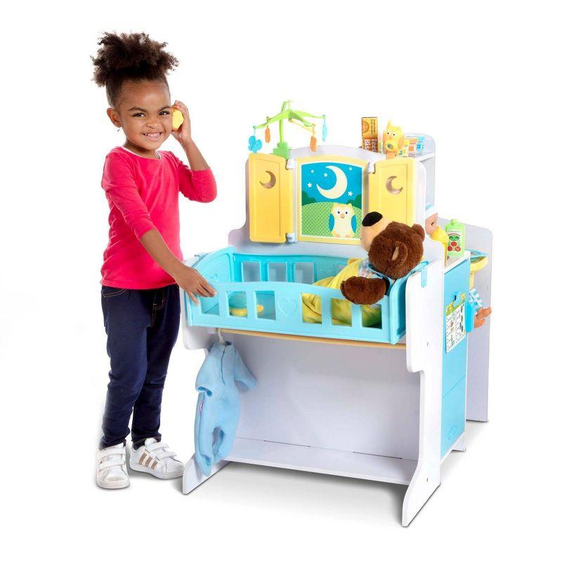 Melissa & Doug Mine to Love Baby Care Activity Center for Dolls - Kitchen, Nursery, Bathing-Changing