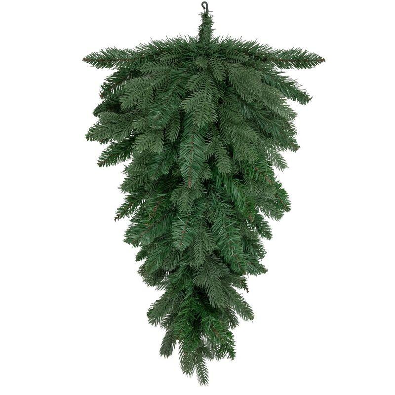 32" Green Pine Artificial Christmas Teardrop Swag