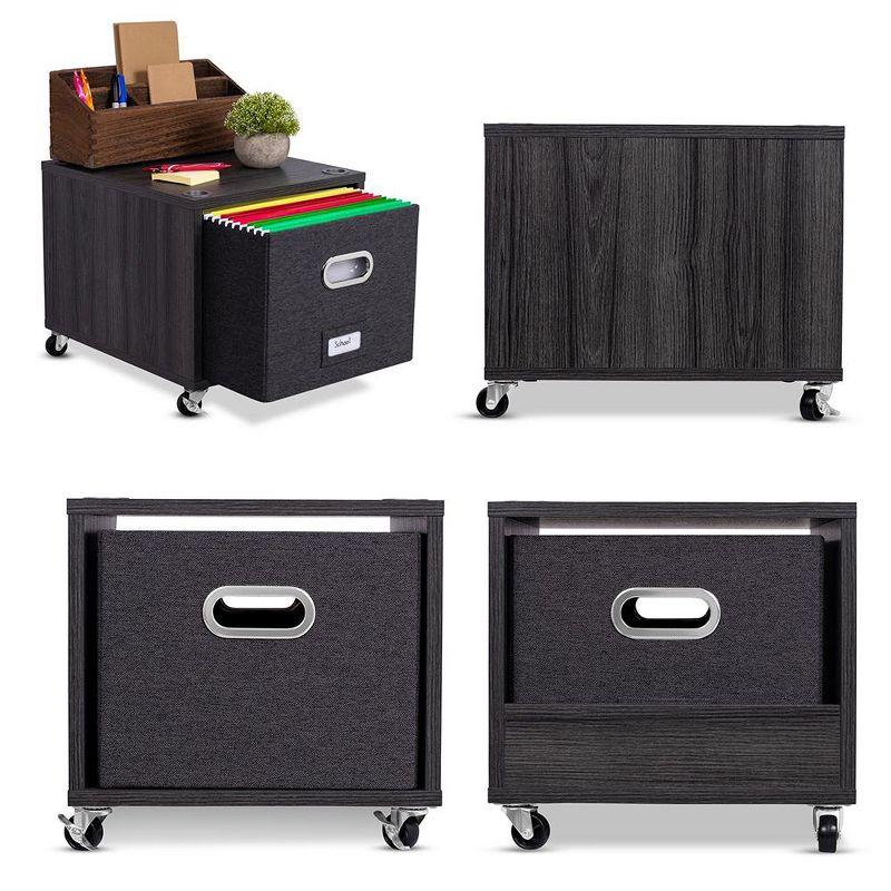 BirdRock Home 14.25'' Wide Mobile File Cabinet