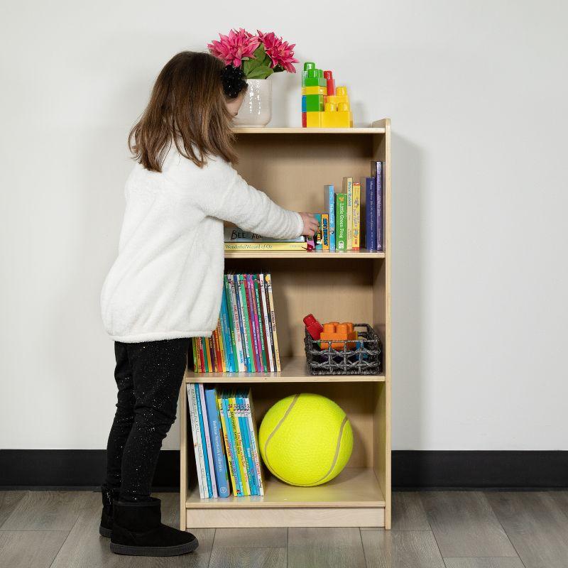 Flash Furniture Cinna Wooden School Classroom Storage Cabinet/Bookshelf for Commercial or Home Use