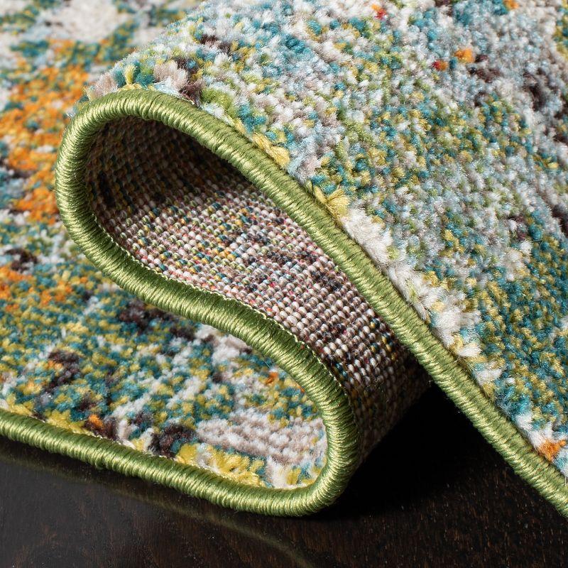 Madison MAD460 Power Loomed Indoor Area Rug - Green/Turquoise - 10'x14' - Safavieh