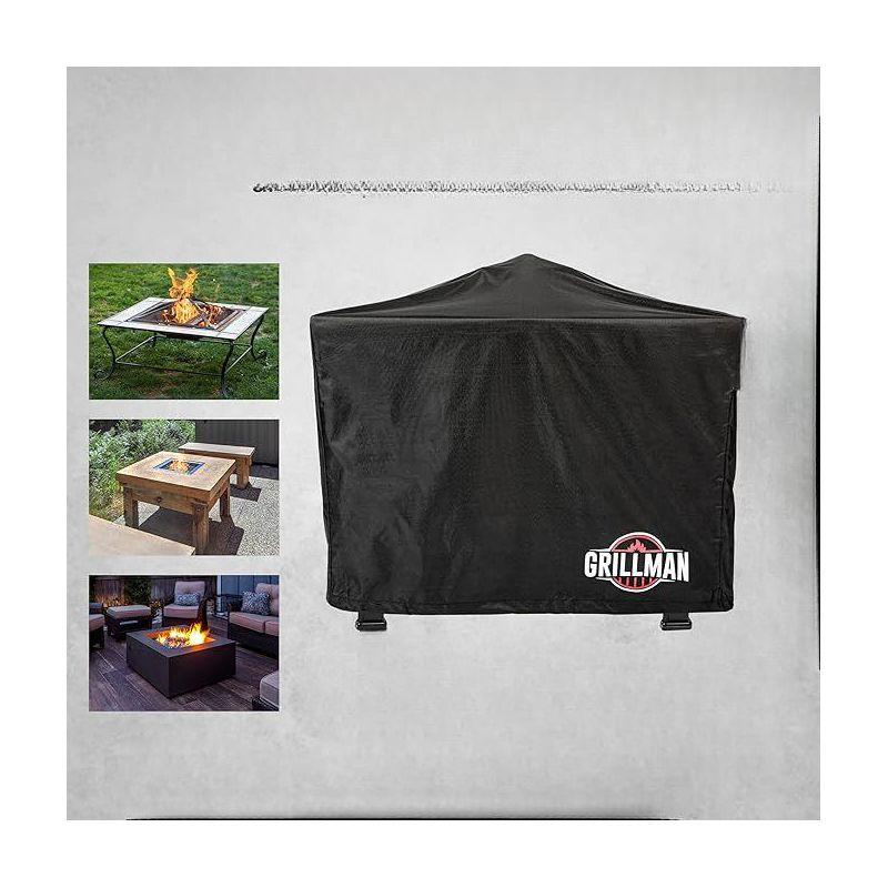 Heavy Duty Black 32'' Square Fire Pit Cover