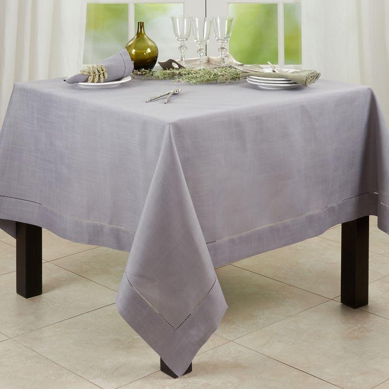 Rochester Collection Solid Color Square Tablecloth