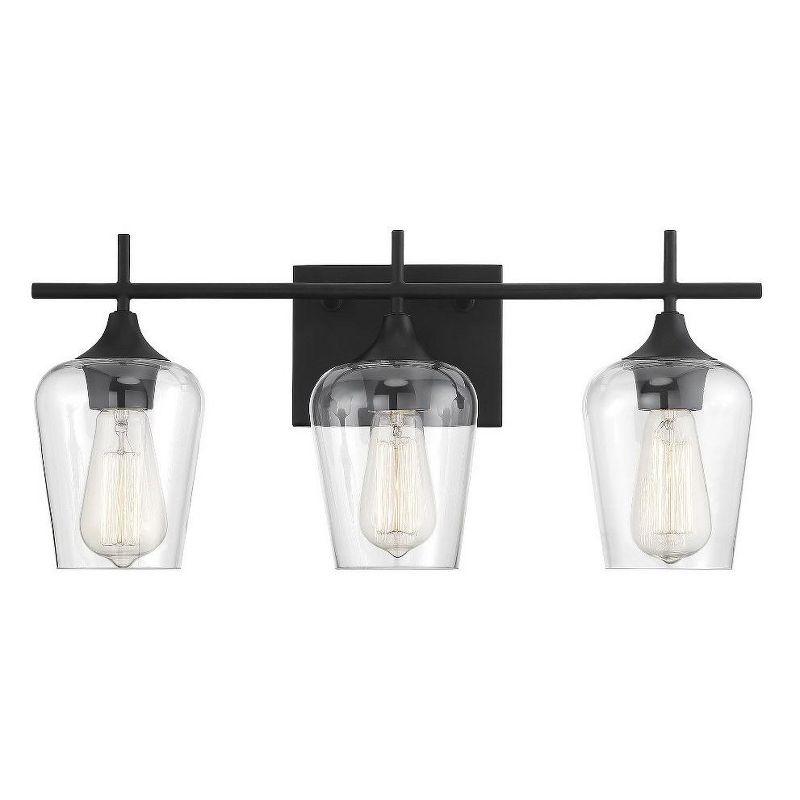 Savoy House Octave 3 - Light Vanity in  Black