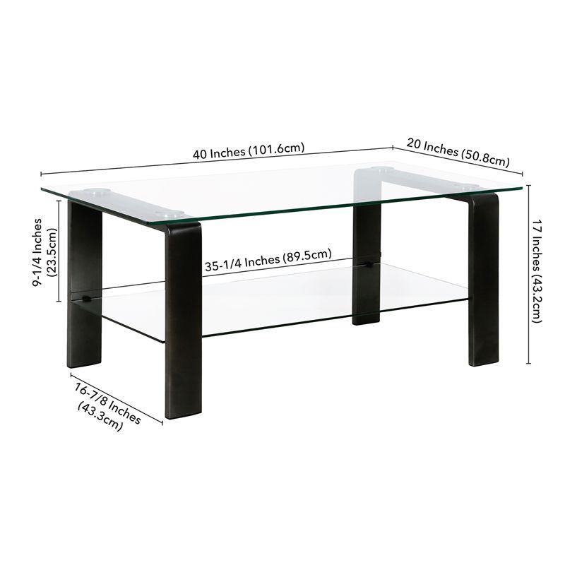 Black Bronze Coffee Table - Henn&Hart