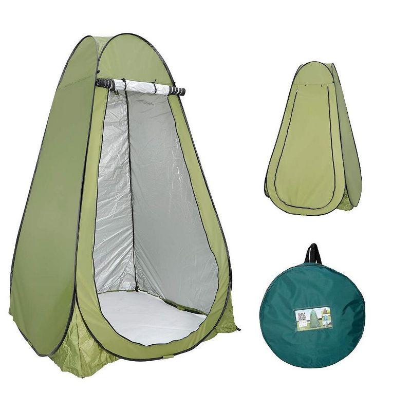 Green 6ft Pop Up Privacy Tent with Carry Bag