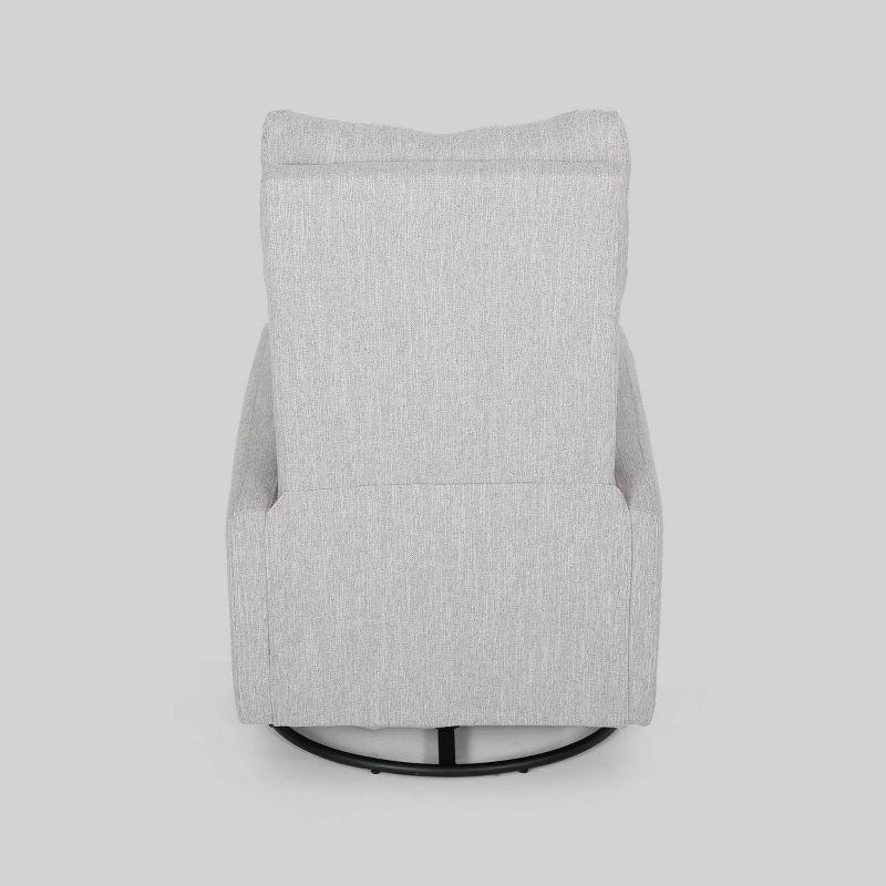 Woodglen Contemporary Glider Swivel Recliner Light Gray - Christopher Knight Home