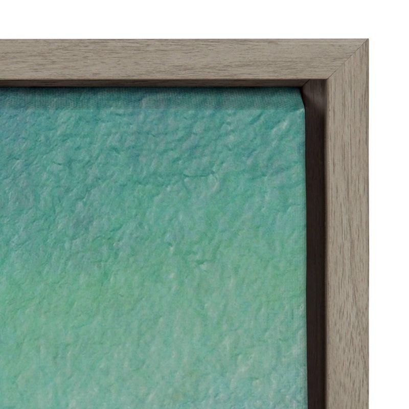 23" x 33" Sylvie Monterosso 12 Framed Canvas by Rachel Dowd Gray - Kate & Laurel All Things Decor: Modern Ocean Digital Art, Plastic Frame