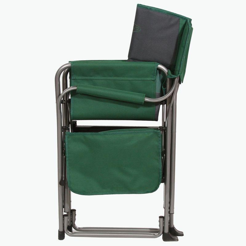 Kamp-Rite Portable Director's Chair w/Cooler, Cup Holder, & Side Table