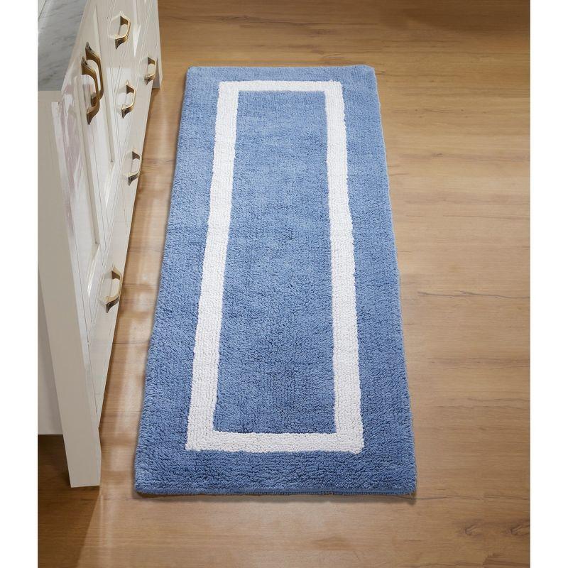 Highland Dunes Widman 100% Cotton Bath Mats Reversible Super Absorbent Soft Bathroom Rug & Reviews | Wayfair