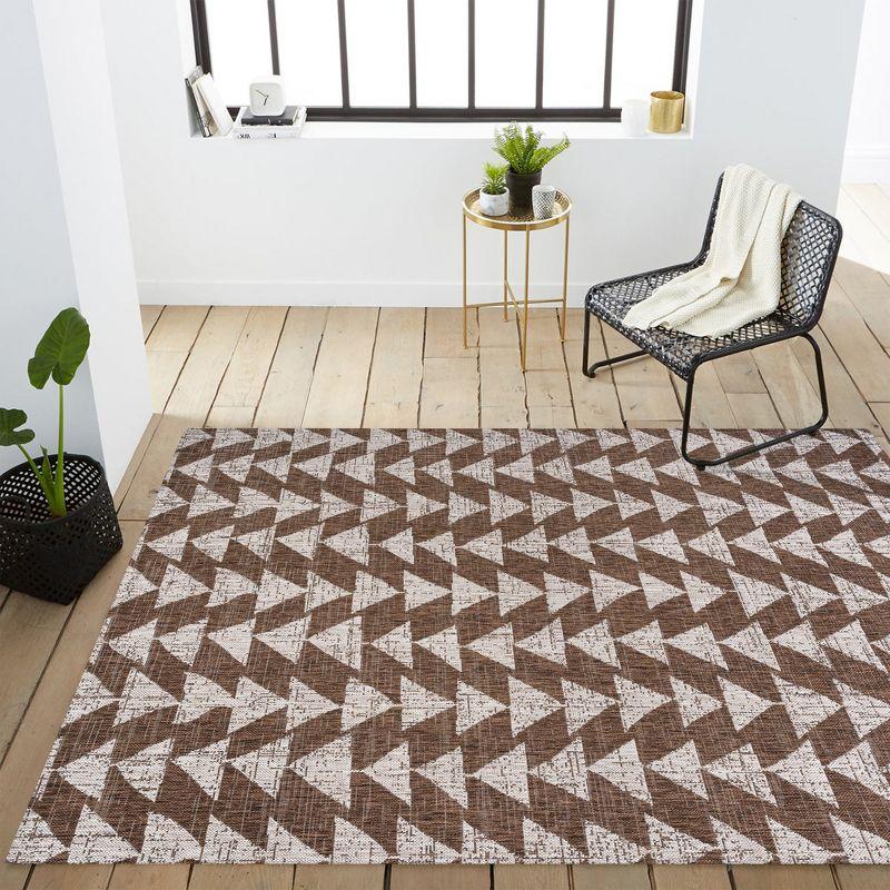 Andratx Modern  Geometric Indoor/Outdoor Area Rug - JONATHAN Y