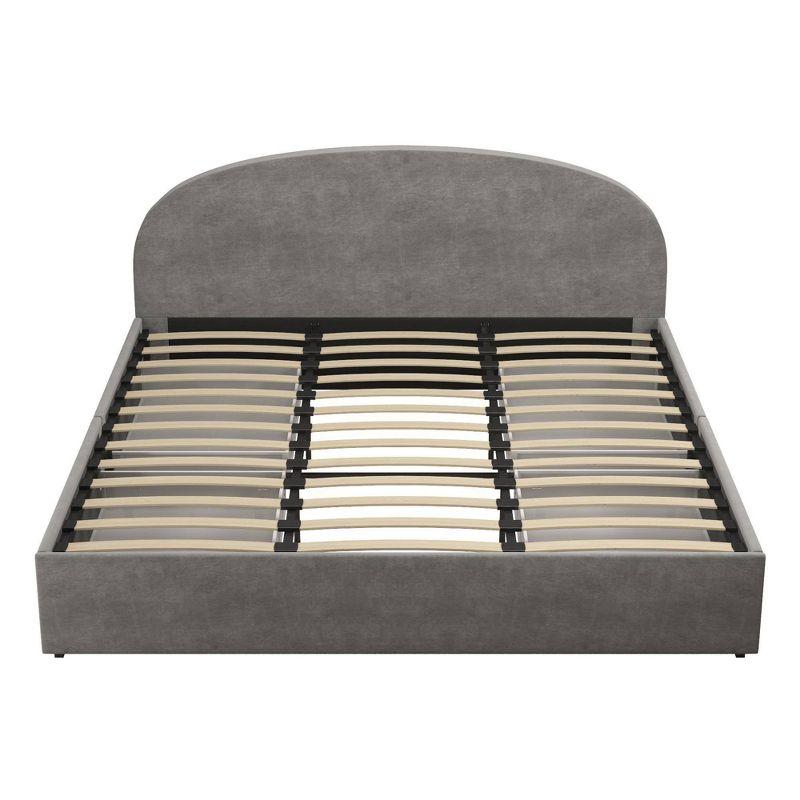 Moon Upholstered Platform Storage Bed