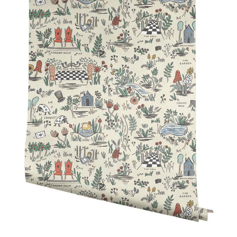 Rifle Paper Co. Wonderland 20' L x 27" W Peel and Stick Wallpaper Roll