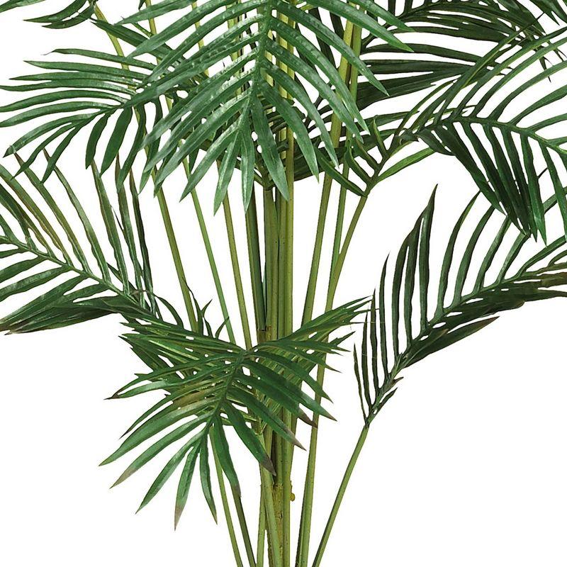 Nearly Natural 7' Green Paradise Palm Tree in Black Pot