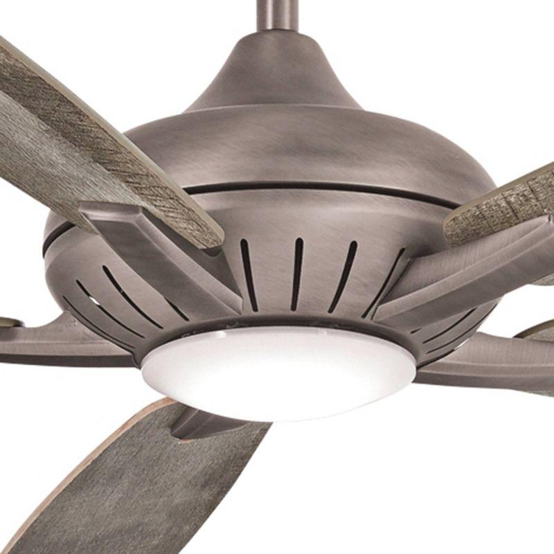Minka Aire 60" Dyno 5 - Blade LED Smart Standard Ceiling Fan with Remote Control and Light Kit Included