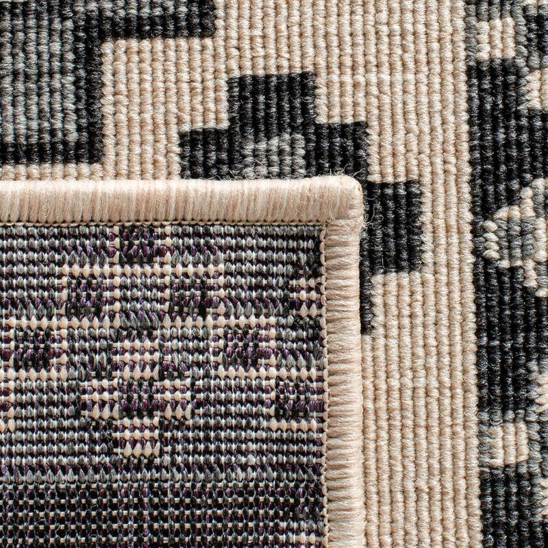 Veranda VER095 Power Loomed Indoor/Outdoor Runner Rug - Grey/Beige - 2'3"x14' - Safavieh.