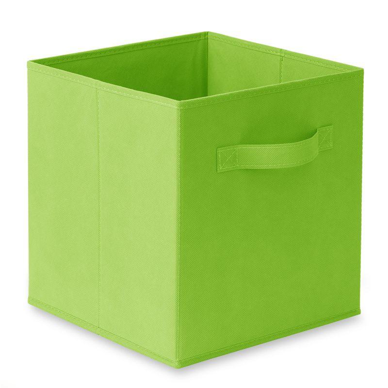 Casafield 10.5" L x 10.5" W x 11" H Collapsible Fabric Cube Storage Bins (Set of 6)
