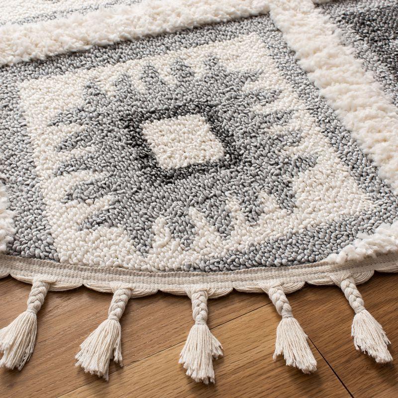 Moroccan Tassel Shag MTS601 Power Loomed Area Rug  - Safavieh