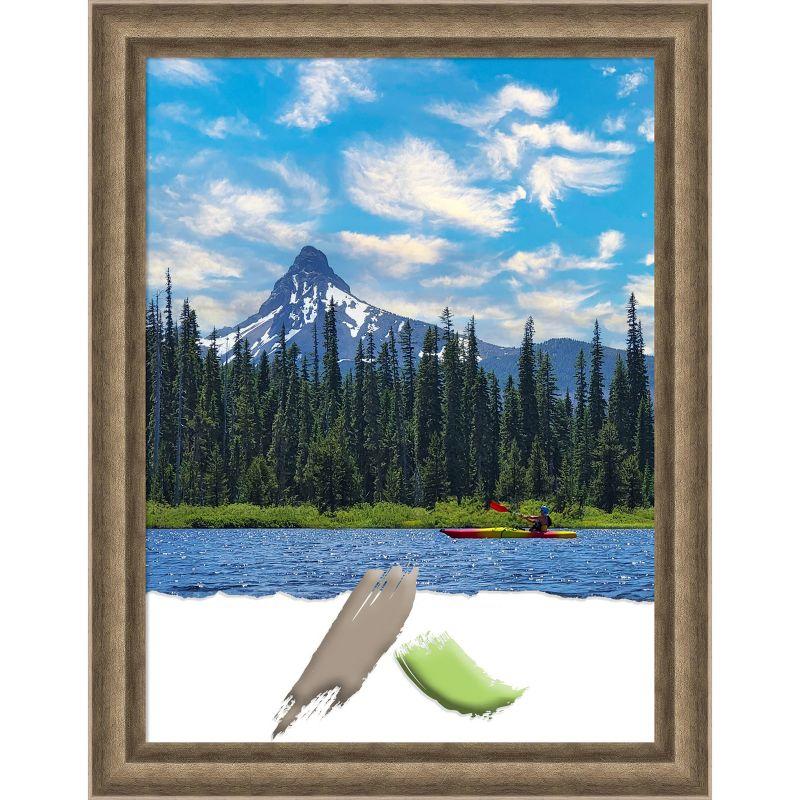 Amanti Art Angled Bronze Wood Picture Frame Opening Size 18x24 in.