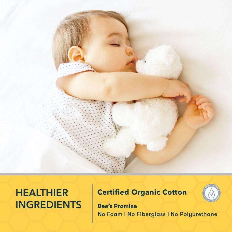 Nature Bee Organic's Mini Ultra Breathable 2-Stage Crib Mattress