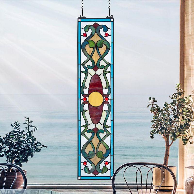 Design Toscano Westbourne Place Tiffany-Style Stained Glass Window