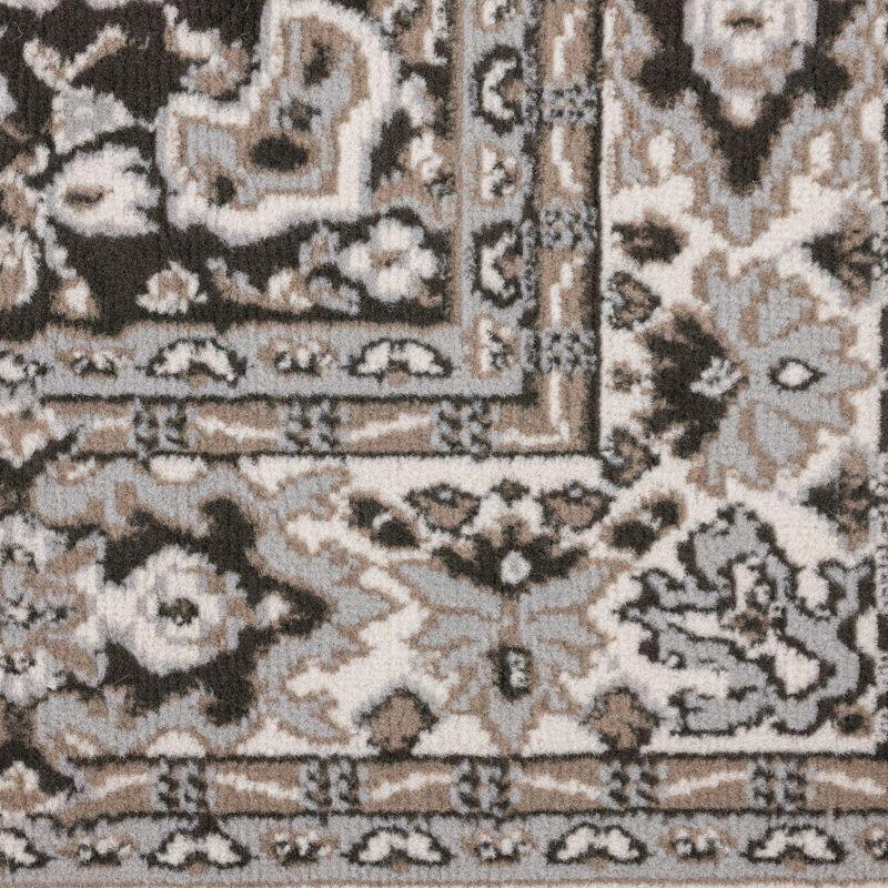 Home Dynamix Premium Sakarya Traditional Medallion Area Rug, Ivory/Taupe, 5'3"x7'5"