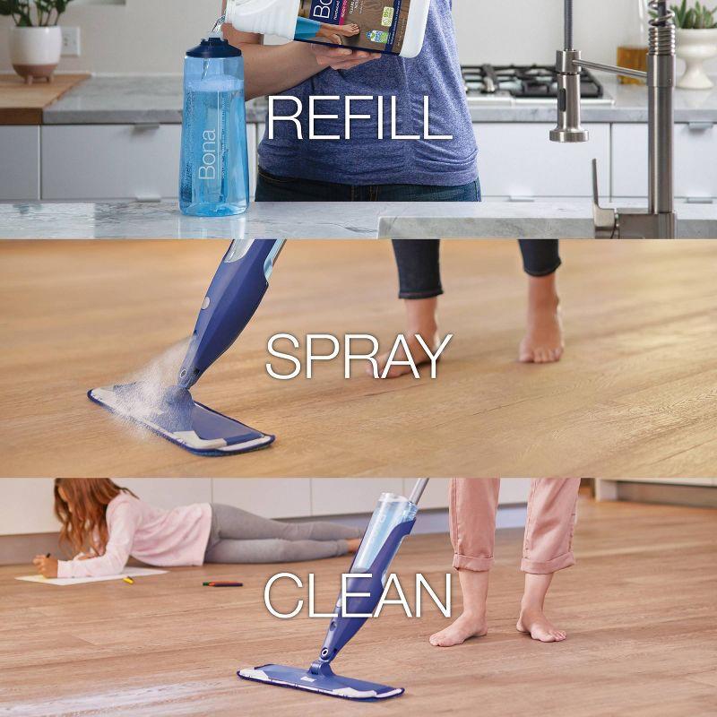 Bona Cleaning Products Mop Refill Wood Surface Multi Purpose Floor Cleaner - 128oz