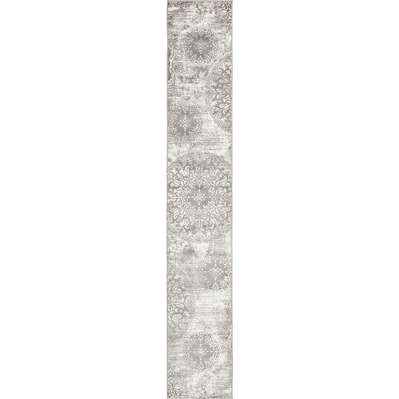 Unique Loom 2' 0 x 13' 0 Sofia Grand Gray Area Rug