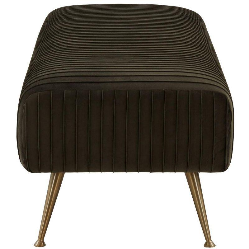 Salome Upholstered Bench - KNT7041 - Shale - Safavieh Couture