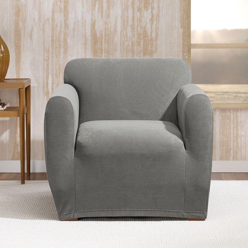 Stretch Morgan Box Cushion Armchair Slipcover