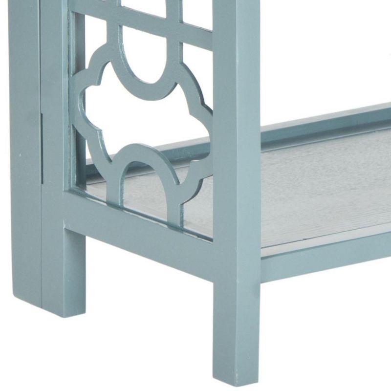 Natalie Small Bookcase - AMH6565 - Teal - Safavieh Couture