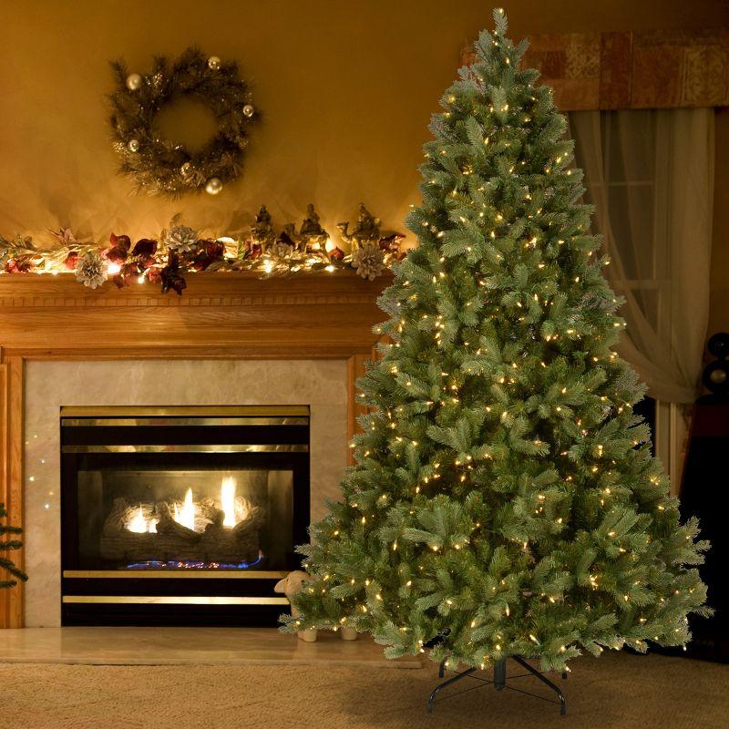 Prelit Feel Real Downswept Douglas Fir Artificial Christmas Tree Clear Lights - National Tree Company