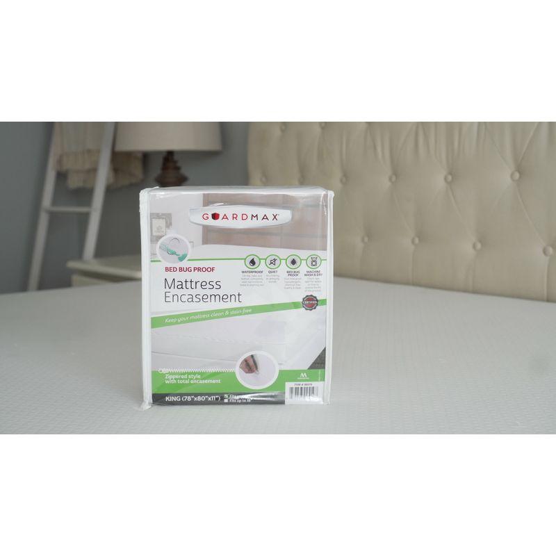 Guardmax - Bed Bug Proof Mattress Protector - Zippered Style - Light Blue - 24" x 38" x 3" (Portacrib)