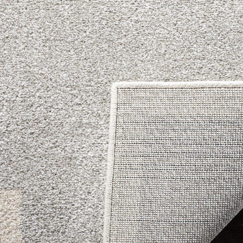 Amherst AMT423 Power Loomed Indoor Area Rug - Light Grey/Beige - 5'x5' - Safavieh