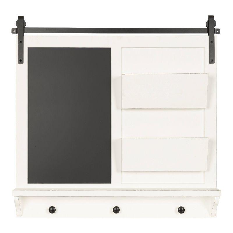 30"x28" Cates Magnetic Wall Organizer with Pockets - Kate & Laurel All Things Decor