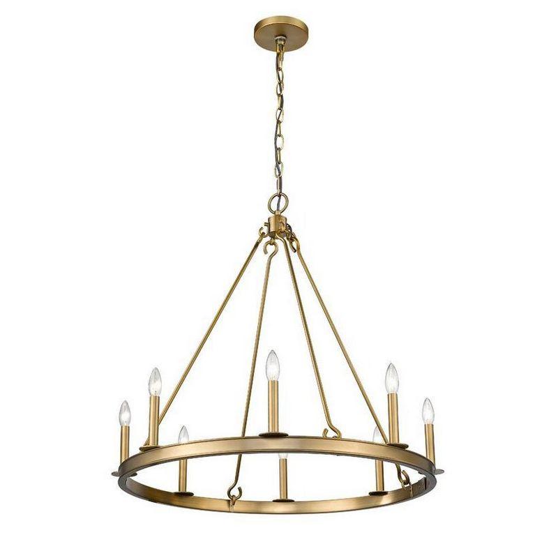 Z-Lite Barclay 8 - Light Chandelier in  Olde Brass