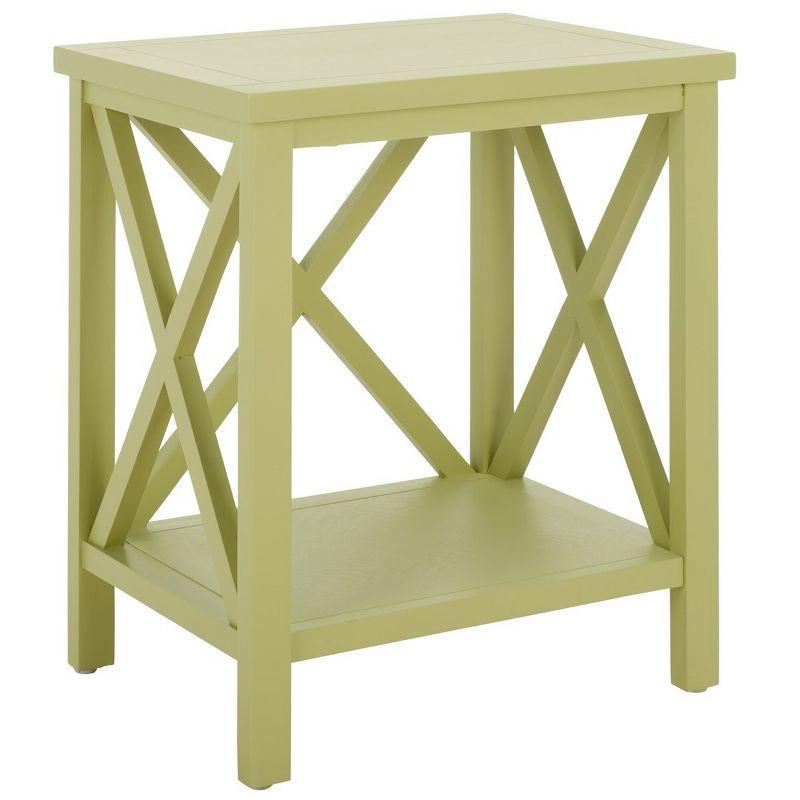 Candace End Table - Avocado Green - Safavieh.